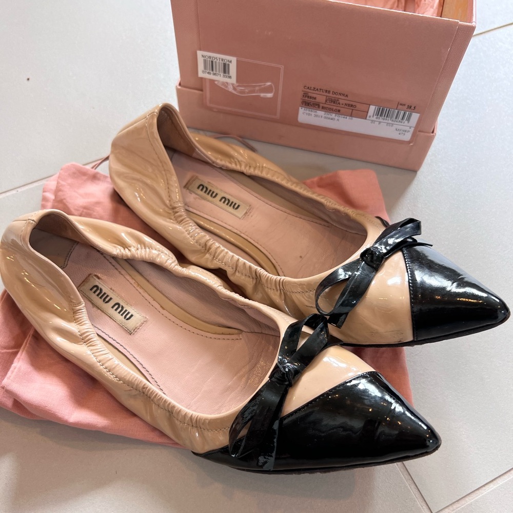 Miu Miu Calzature Donna flats - sz 38.5
